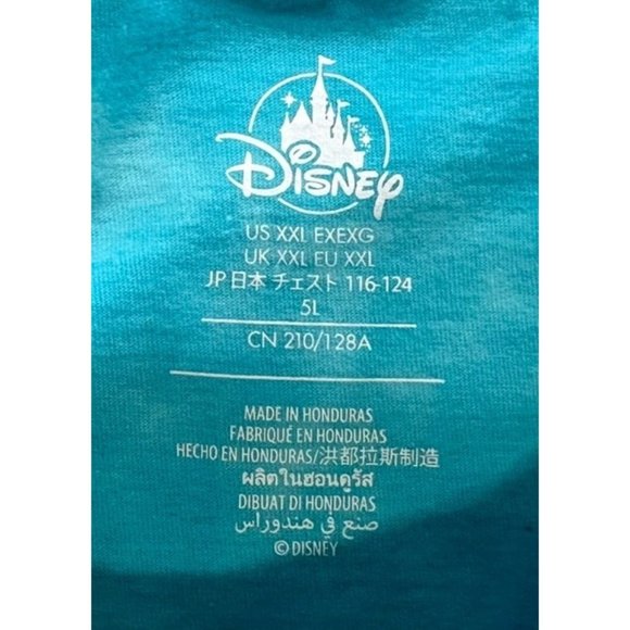 Disney DARKWING DUCK T Shirt Blue Tie Dye Pattern Lets Get Dangerous Mens XXL - Picture 3 of 5